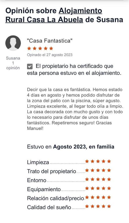 Alojamiento Rural Casa La Abuela Arbuniel Εξωτερικό φωτογραφία